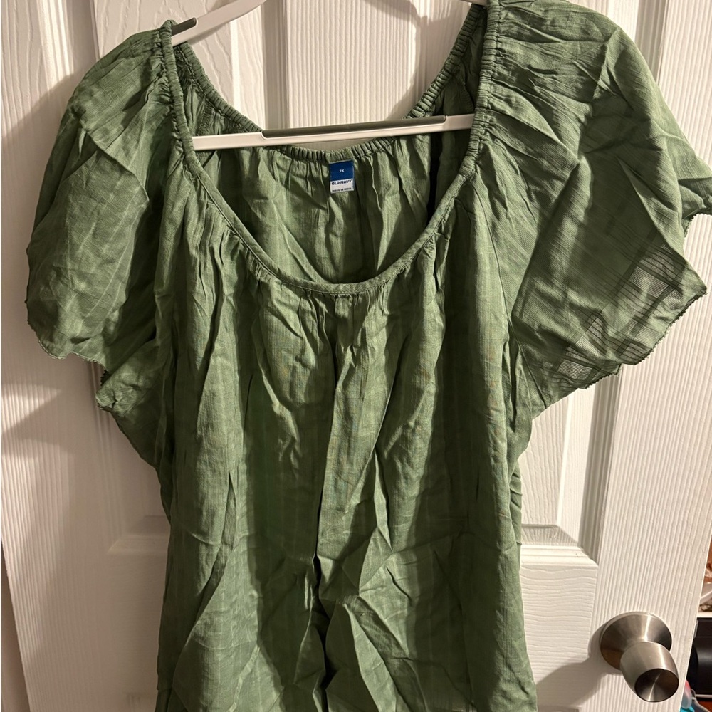 Old Navy Green Women's Blouse
